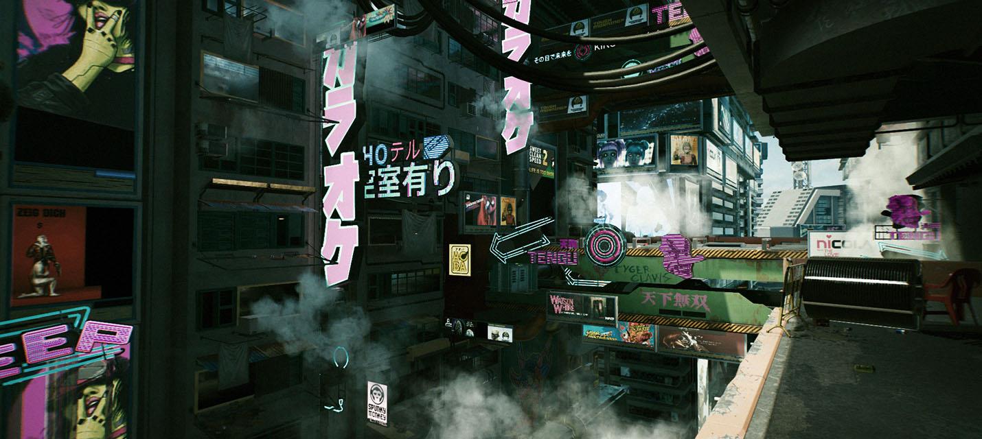 Изображение к Графическая надстройка добавляет в Cyberpunk 2077 зеленый фильтр в стиле «Матрицы»