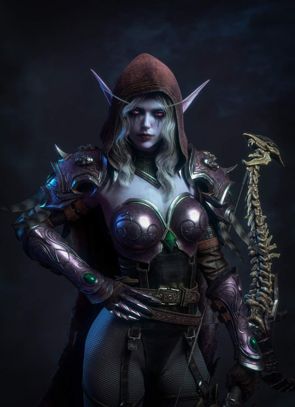 World of Warcraft - Художник создал реалистичную версию Сильваны из World of Warcraft - screenshot 3