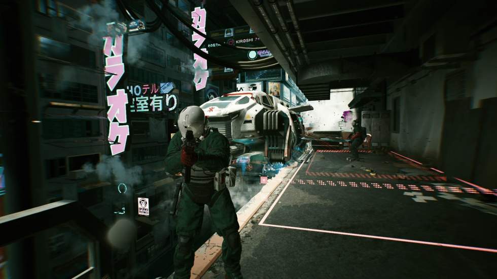 Cyberpunk 2077 - Графическая надстройка добавляет в Cyberpunk 2077 зеленый фильтр в стиле «Матрицы» - screenshot 1