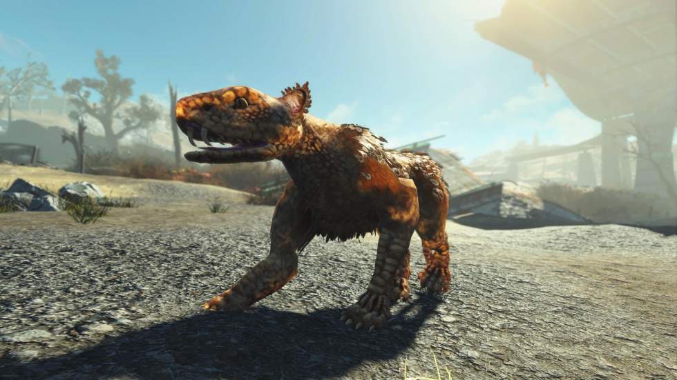 Fallout 4 - Моддер добавил облученных слонов, ядерных фламинго и других мутировавших животных в Fallout 4 - screenshot 6