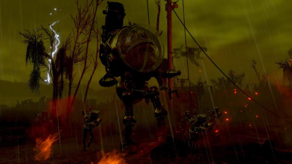 Fallout 4 - Зета атакует — моддер устроил вторжение пришельцев в Fallout 4 - screenshot 4