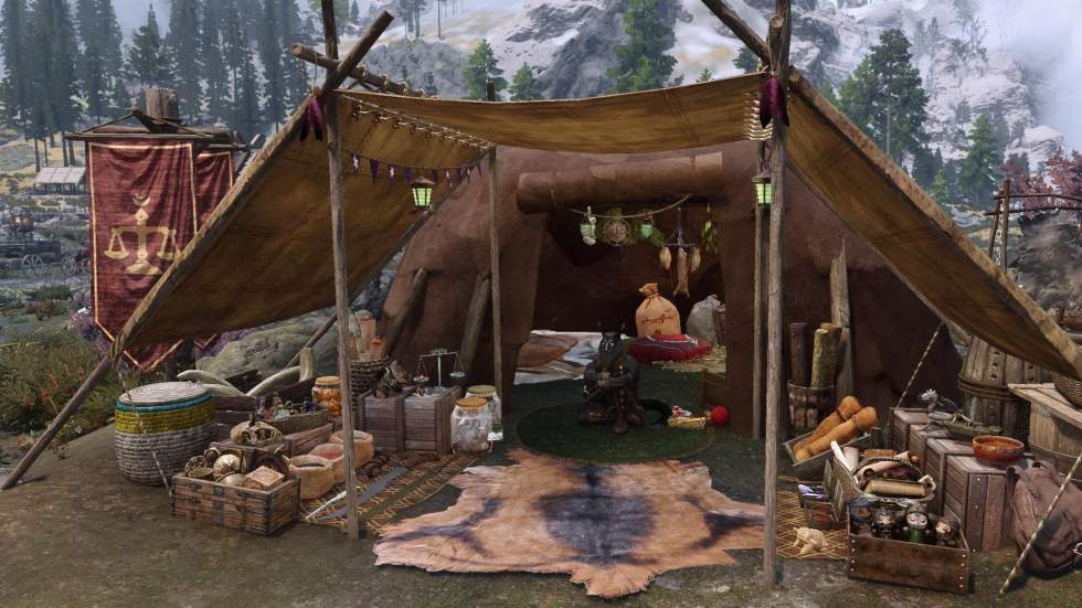 The Elder Scrolls V: Skyrim - Мод обновляет лагерь каджитов-торговцев в TES V: Skyrim - screenshot 3