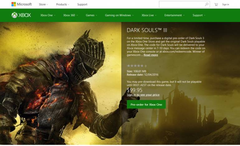 Dark Souls 3 - Dark Souls получит обратую совместимость Xbox One - screenshot 1