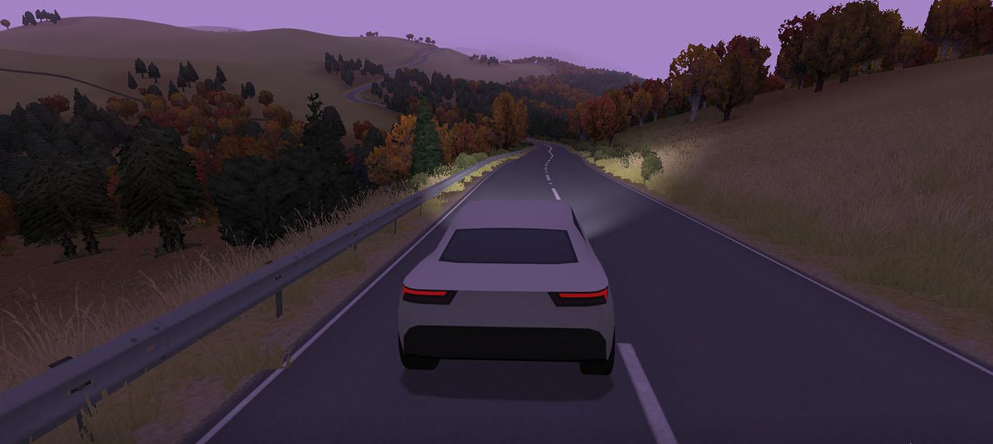 Изображение к Исследуйте бесконечную дорогу в Slow Roads прямо в браузере