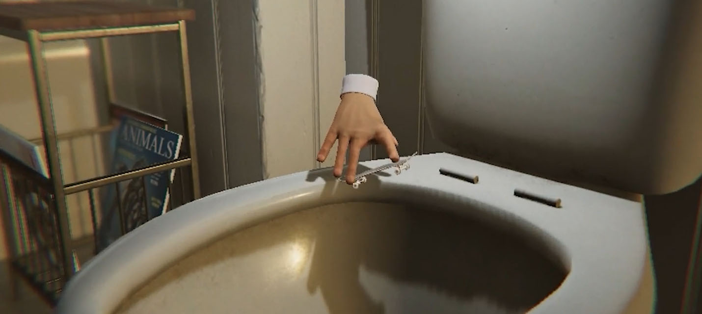 Изображение к Кикфлип на сиденье унитаза — геймплей казуального симулятора фингерборда