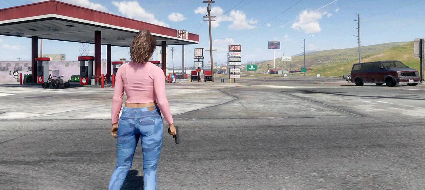 Изображение к Лусию, персонажа Grand Theft Auto VI, добавили в Grand Theft Auto: San Andreas