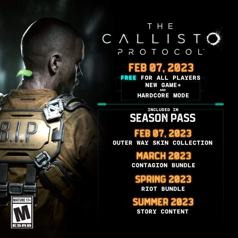В Феврале The Callisto Protocol получит поддержку «новой игры+» и хард
