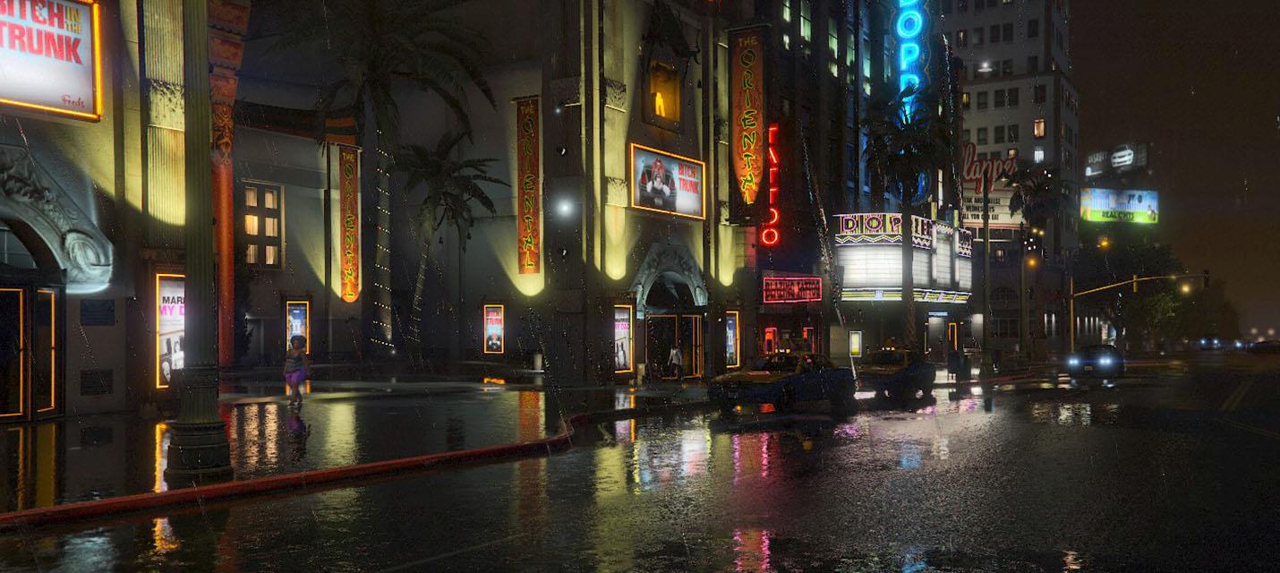 Изображение к Видео: Grand Theft Auto Online с трассировкой лучей