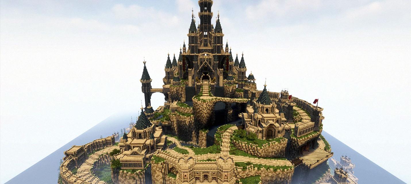 Изображение к Замок Хайрул из Breath of the Wild построили в Minecraft вместе со всеми интерьерами