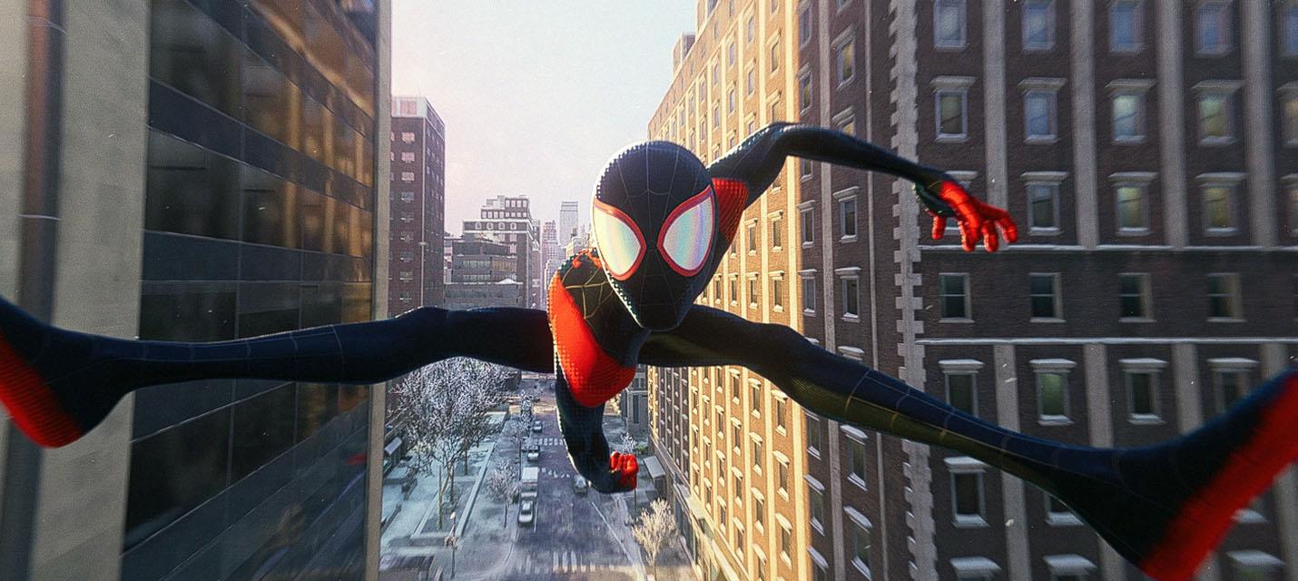 Изображение к Для Marvel's Spider-Man Miles Morales вышел мод с новыми анимациями полетов на паутине
