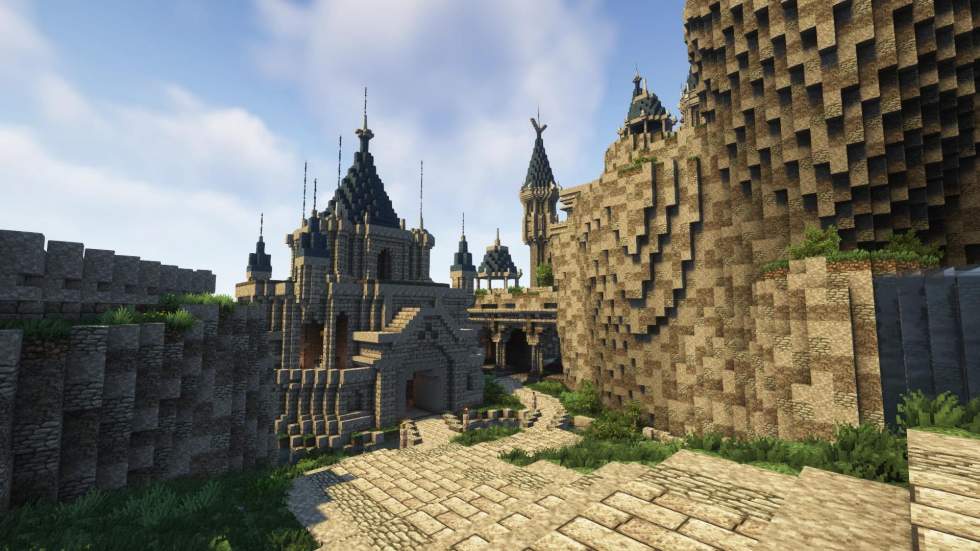 Замок Хайрул из Breath of the Wild построили в Minecraft вместе со все