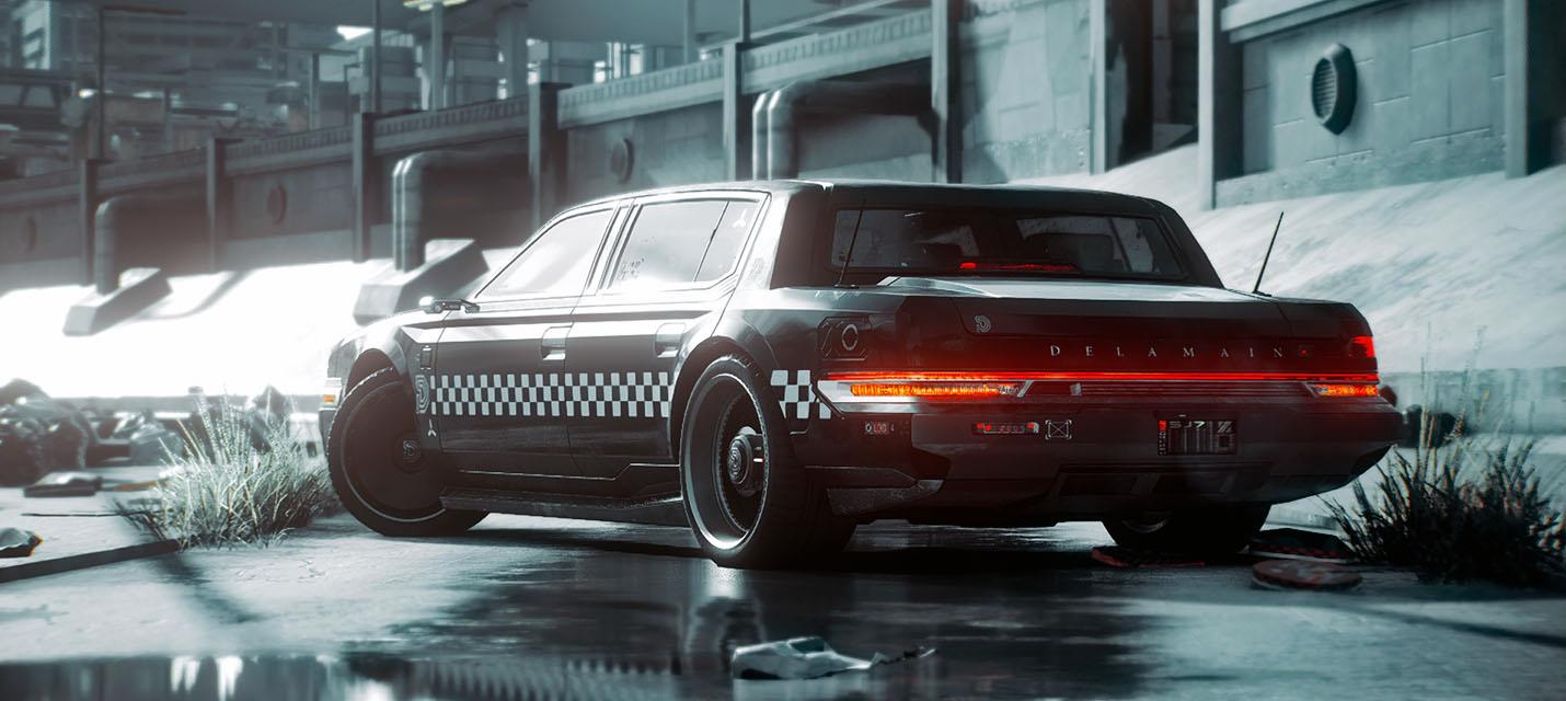 Изображение к Моддер добавил в Cyberpunk 2077 систему такси — в том числе аэротакси