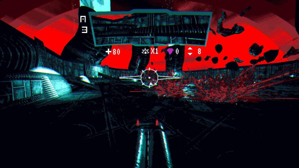 Indie - Hellscreen — ретро-шутер с «зеркалом заднего вида» и мрачным стилем - screenshot 1