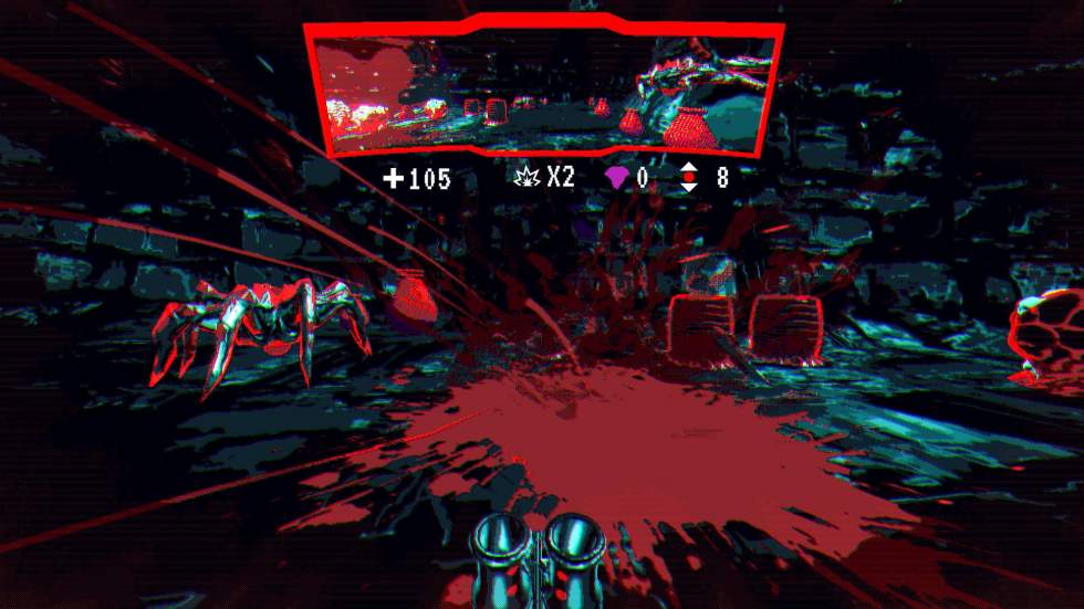 Indie - Hellscreen — ретро-шутер с «зеркалом заднего вида» и мрачным стилем - screenshot 3