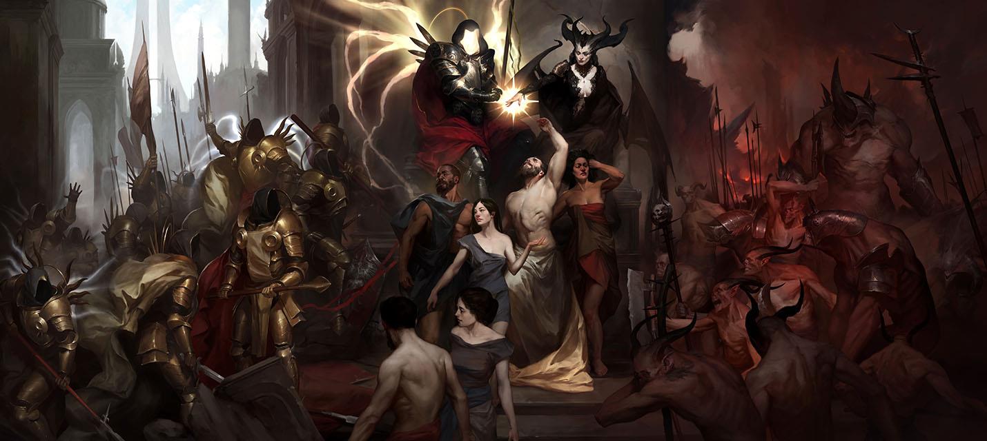 Изображение к Крылья ангелов, Инарий и Лилит — разработчики Diablo IV обсуждают кинематографический трейлер