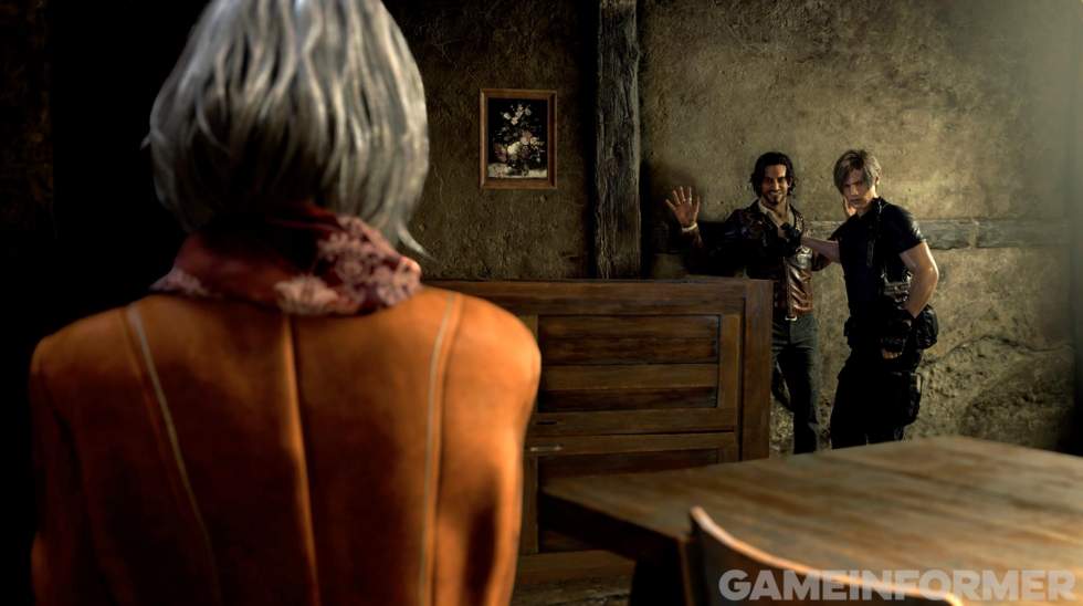 Resident Evil 4 Remake - Громила с головой коровы, Леон и инвентарь — новые кадры ремейка Resident Evil 4 - screenshot 5