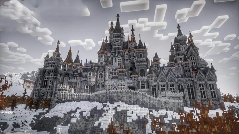Minecraft - В Minecraft построили замок Леди Димитреску из Resident Evil: Village - screenshot 4