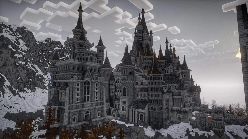 Minecraft - В Minecraft построили замок Леди Димитреску из Resident Evil: Village - screenshot 3