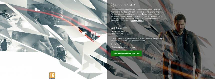 Remedy Entertainment - Quantum Break займет 45Гб на жестком диске Xbox One - screenshot 1