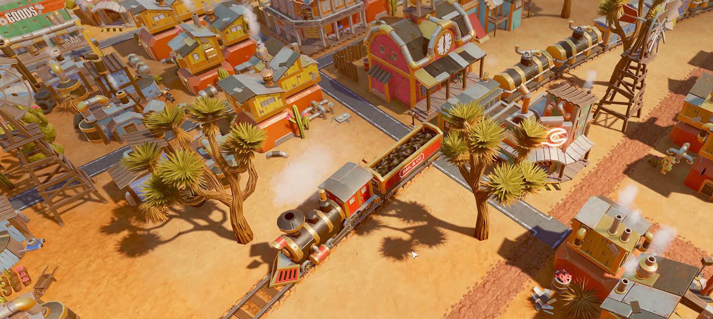 Изображение к Небольшой геймплейный ролик градостроительный симулятор SteamWorld Build
