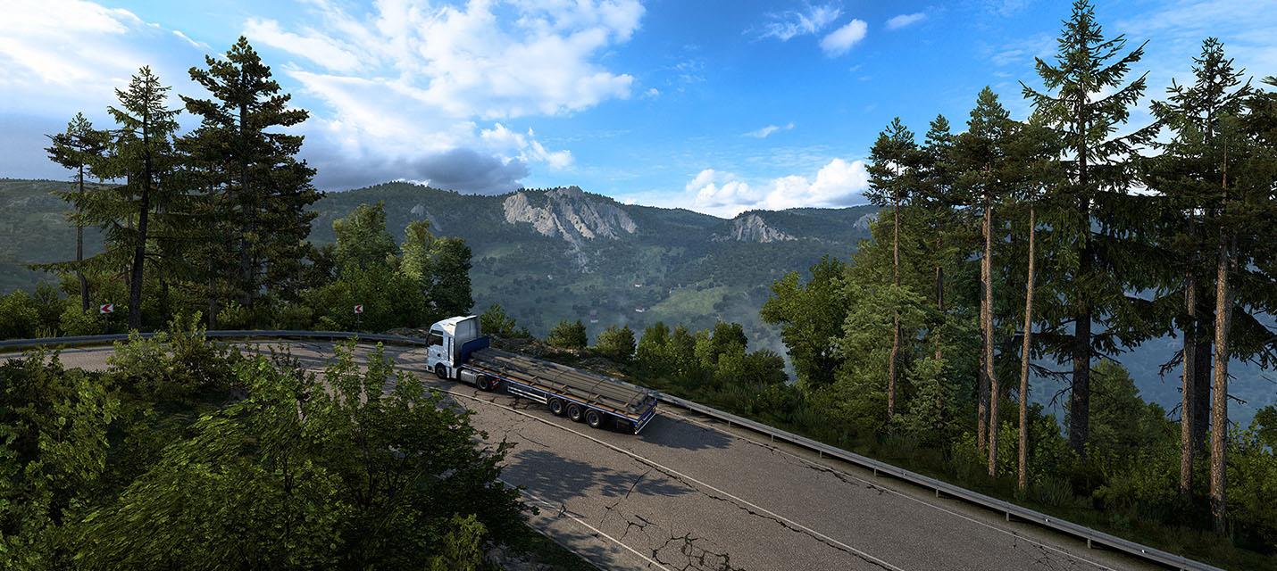 Изображение к Западные Балканы в геймплейном ролике Euro Truck Simulator 2
