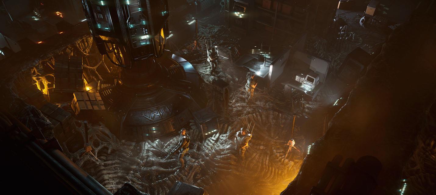 Изображение к Первый геймплей тактической стратегии Aliens: Dark Descent, релиз 20 июня