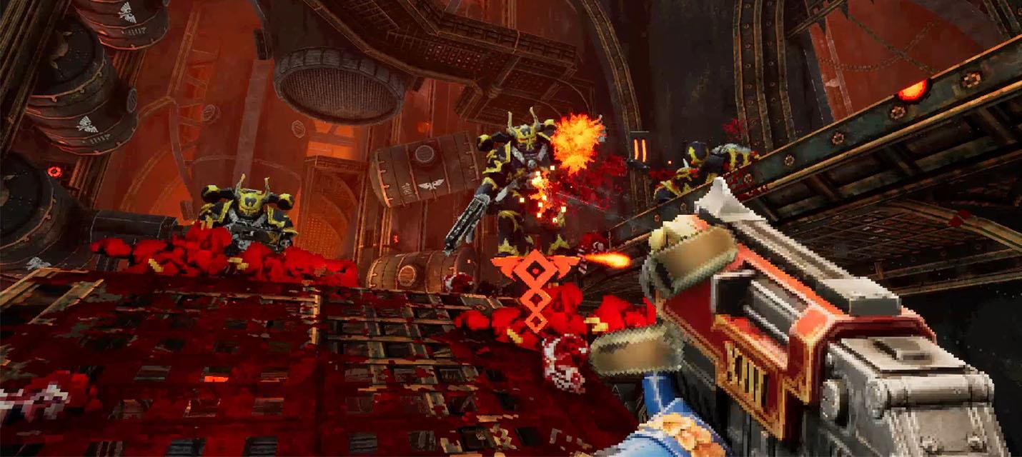 Изображение к Первый геймплей ретро-шутера Warhammer 40,000: Boltgun
