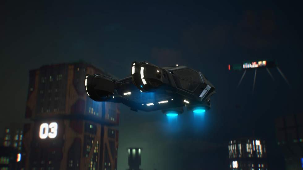 В Cyberpunk 2077 добавили летающий автомобиль из «Бегущего по лезвию 2