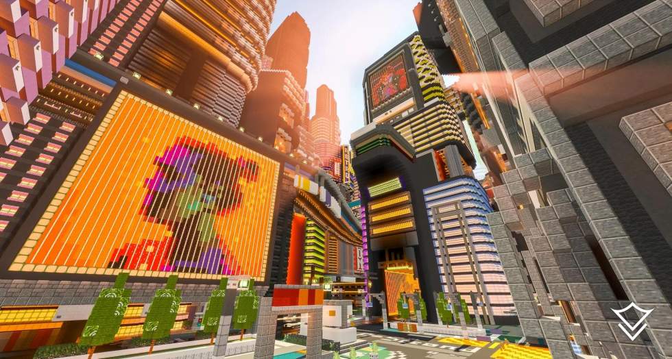 Minecraft - В Minecraft построили город в стиле Cyberpunk 2077 - screenshot 7