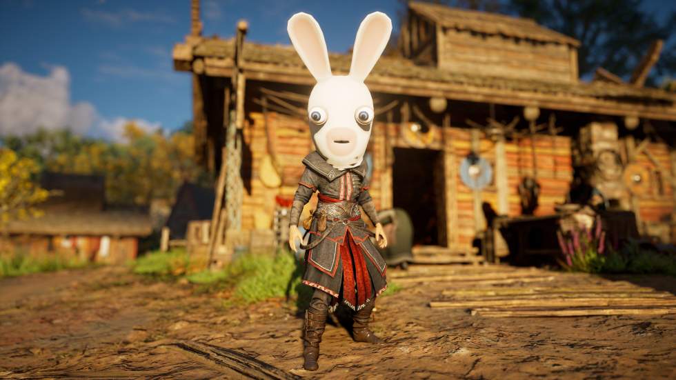 В Assassin’s Creed: Valhalla появилась гигантская голова кролика - её