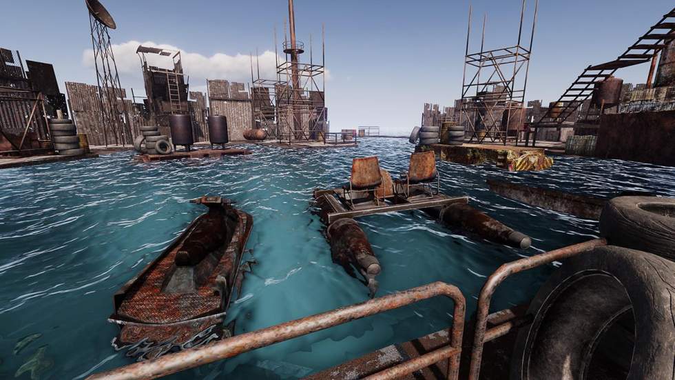 Indie - Sunkenland — кооперативный сурвайвал в Водном мире - screenshot 2