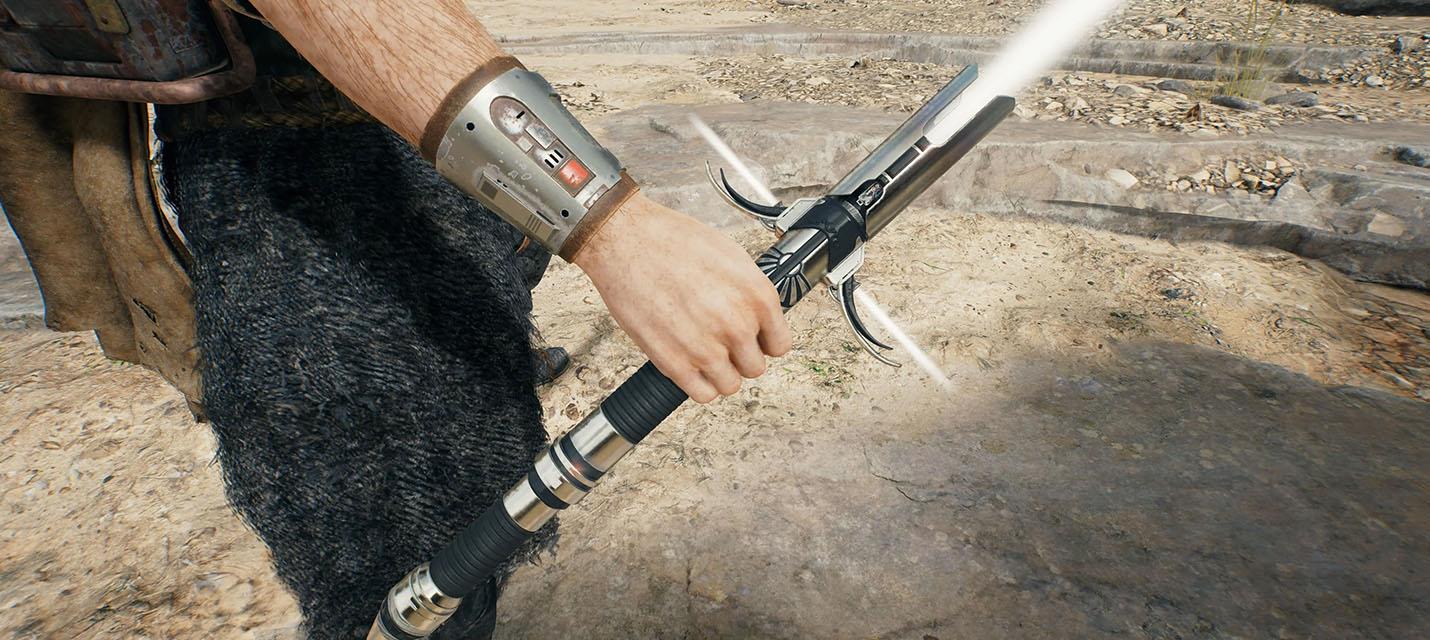 Изображение к Как кастомизируют световые мечи в Star Wars Jedi: Survivor
