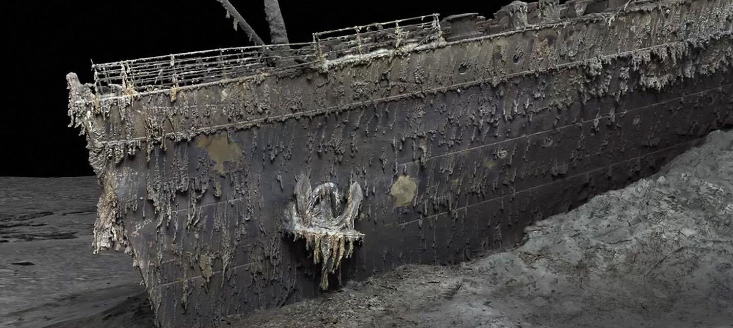 Изображение к Создана первая детальная трехмерная модель затонувшего «Титаника»