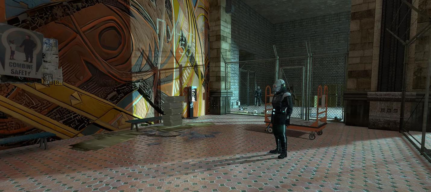 Изображение к Скришоты фанатского ремастера Half-Life 2, нацеленного на реализм