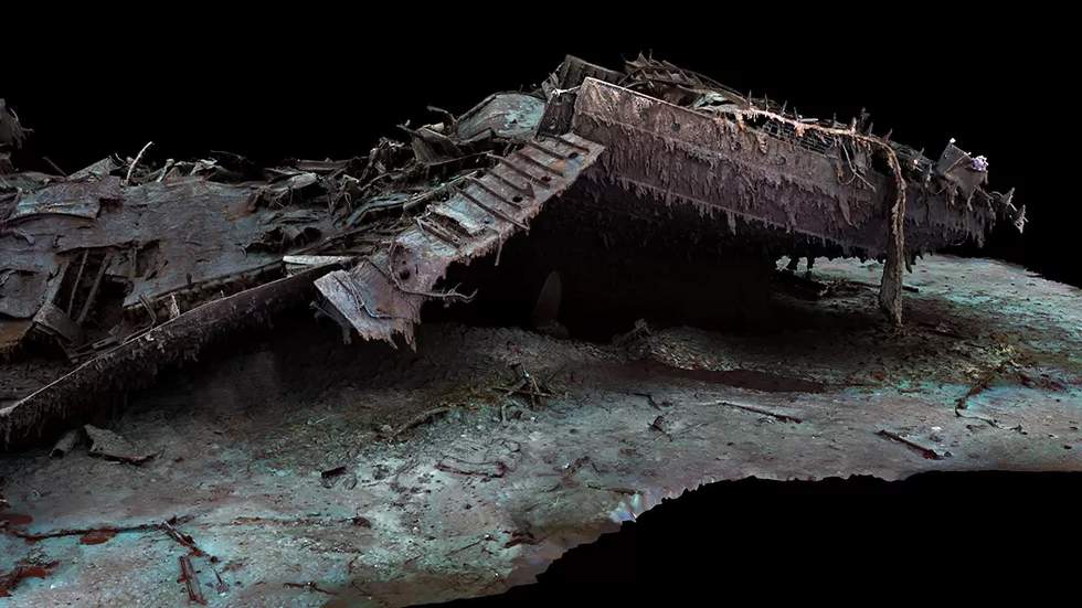 Создана первая детальная трехмерная модель затонувшего «Титаника»