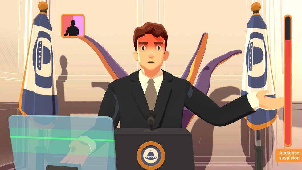 Indie - Вышла игра про президента, пытающегося скрыть, что он инопланетянин - screenshot 1