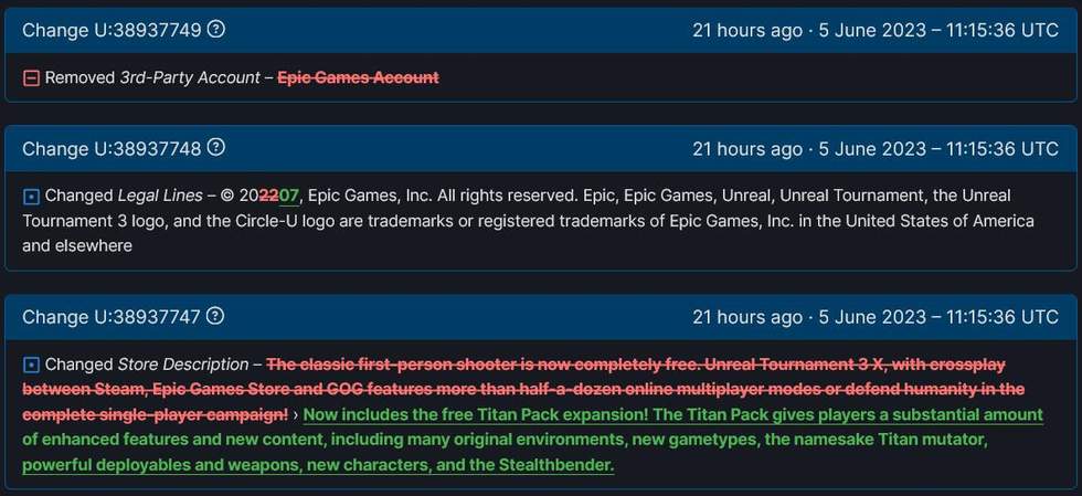Похоже, Epic Games незаметно отменила бесплатную Unreal Tournament
