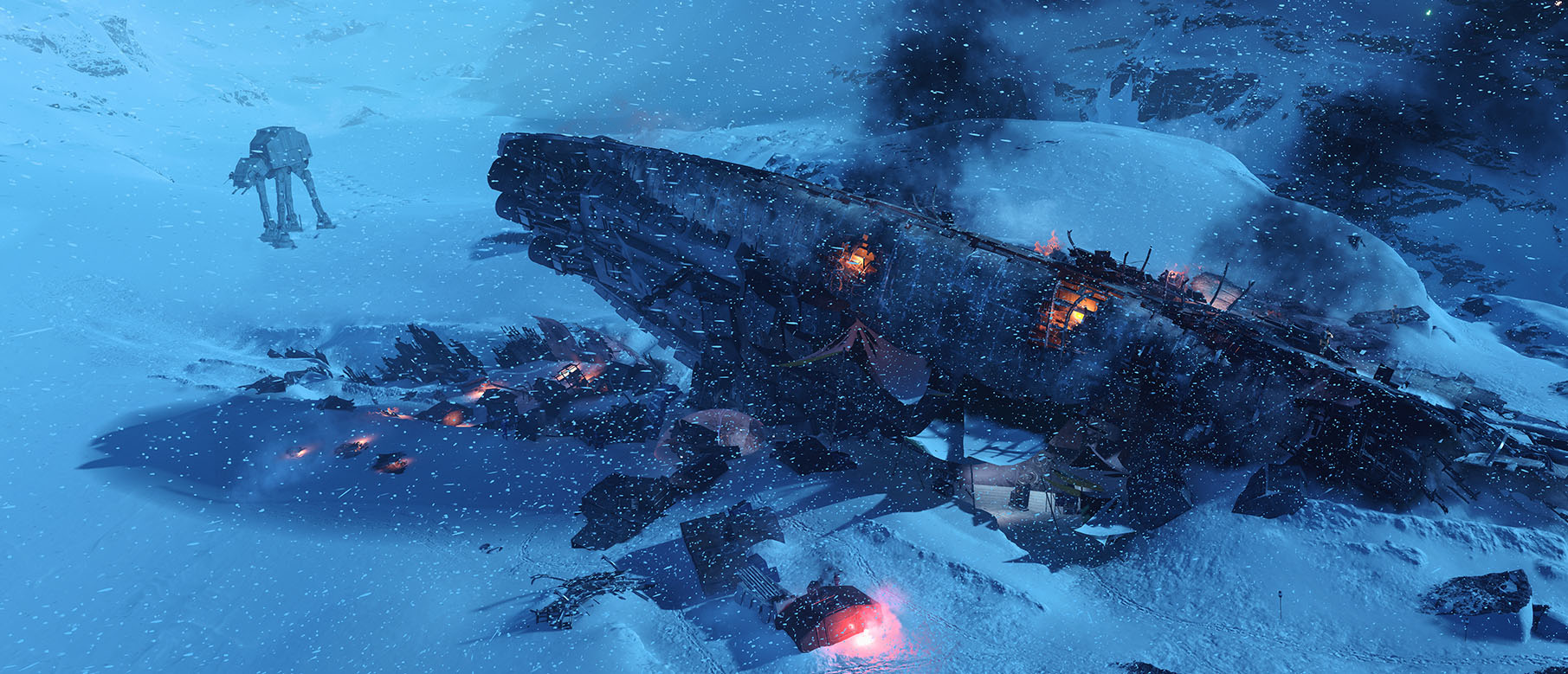 Изображение к В Star Wars: Battlefront нашли вмерзшего в лед Тонтона