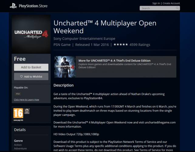 Naughty Dog - Мультиплеер Uncharted 4 будет доступен в эти выходные - screenshot 1