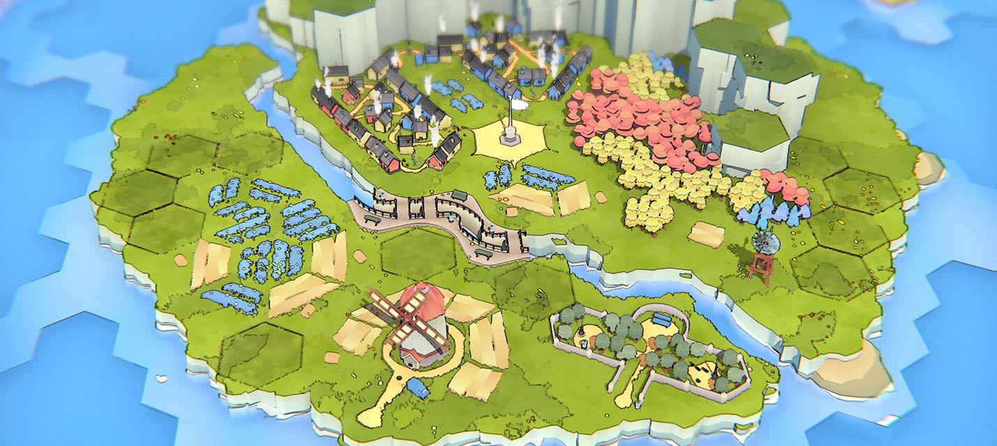 Изображение к Tiny Atolls — минималистичная градостроительная стратегия про создание правильных связей