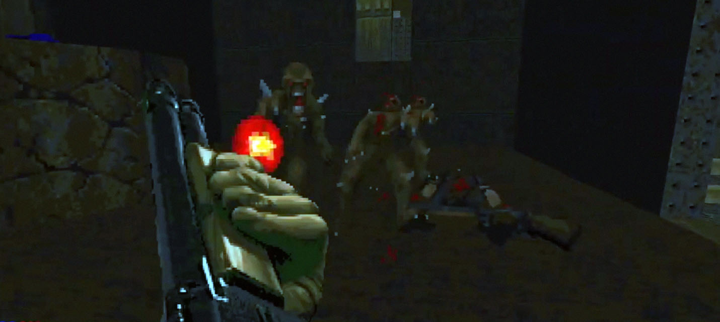 Изображение к Релизный трейлер Voxel Doom II — все противники получили воксельные версии