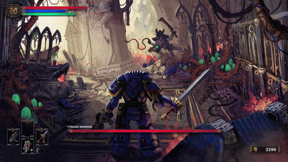Истории - Художник рисует «соулслайки» во вселенной Warhammer 40,000 - screenshot 3