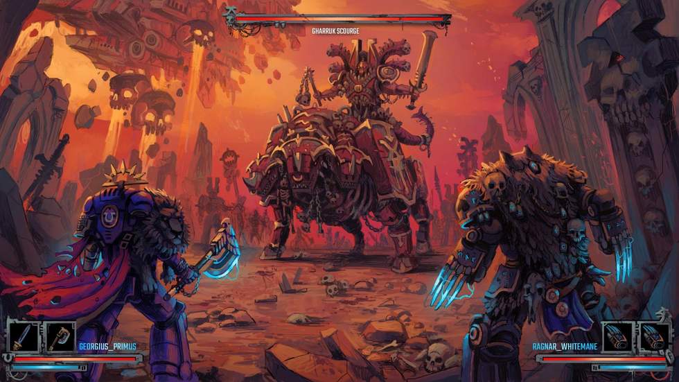 Художник рисует «соулслайки» во вселенной Warhammer 40,000