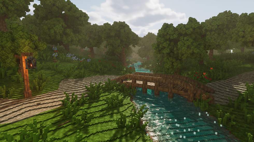 Indie - Генерация дорог и лагеря вдоль них — скриншоты безымянной воксельной песочницы на Unreal Engine 5 - screenshot 1