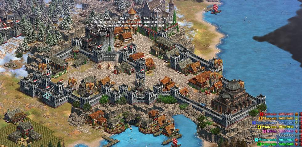 В Age of Empires II воссоздают TES V: Skyrim — скриншоты
