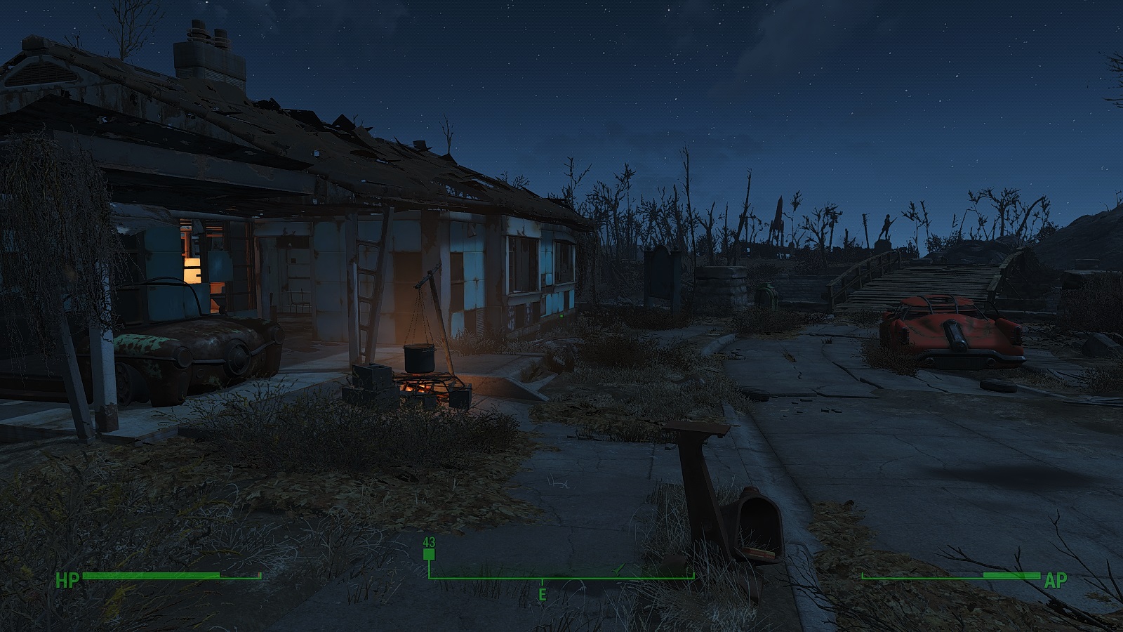 Fallout 4 at night фото 9