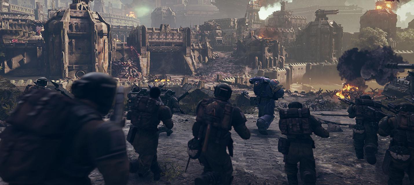 Изображение к Титус, гвардейцы, космодесант и хаосит - скриншоты Warhammer 40,000: Space Marine 2