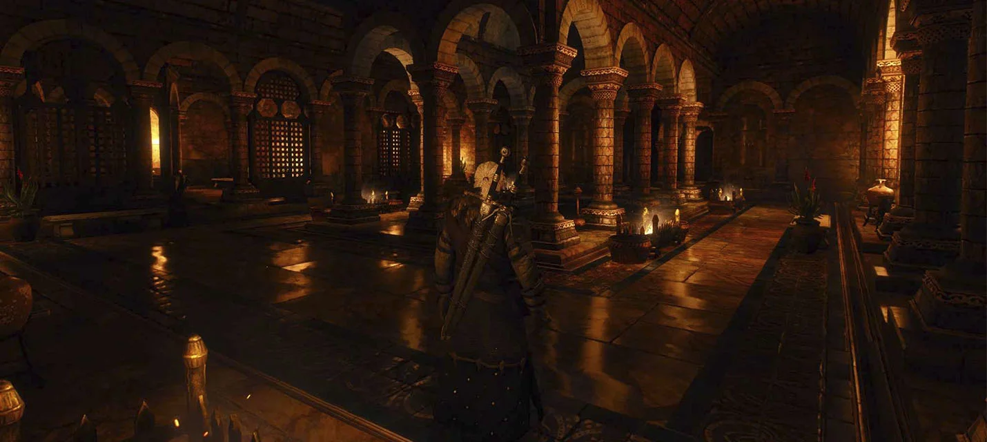 Изображение к В The Witcher 3: Wild Hunt улучшили освещение от факелов благодаря RTXGI