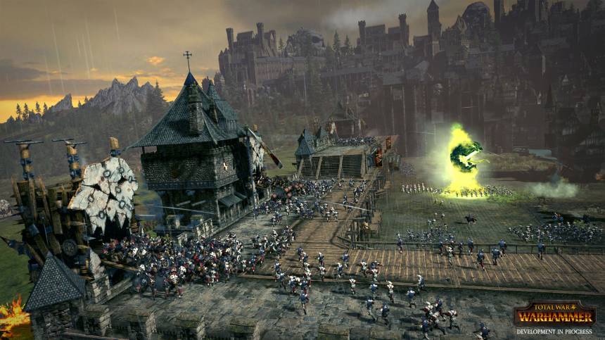 Total War: Warhammer - 3 новых скриншота Total War: Warhammer демонстрирующие осады - screenshot 2