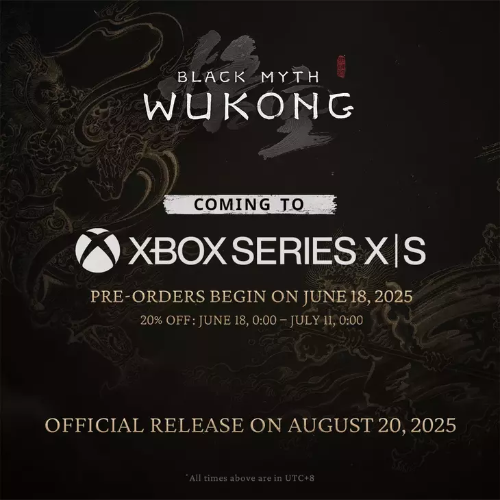 Black Myth: Wukong выйдет на Xbox Series 20 августа — ровно через год после релиза на PC и PS5